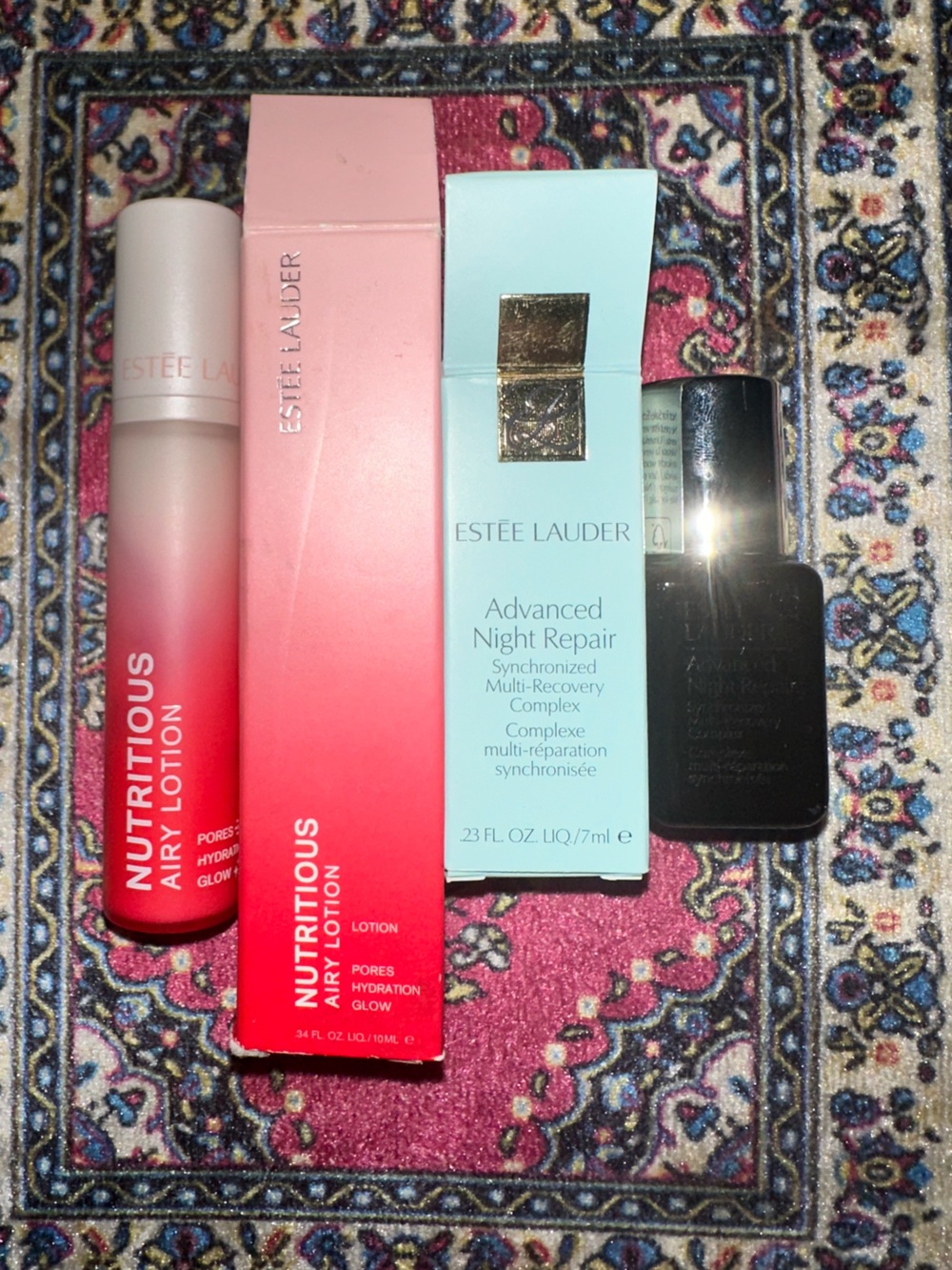 Estee Lauder Advanced Night Repair7ml and Nutritious Airy Lotion Duo 10ml